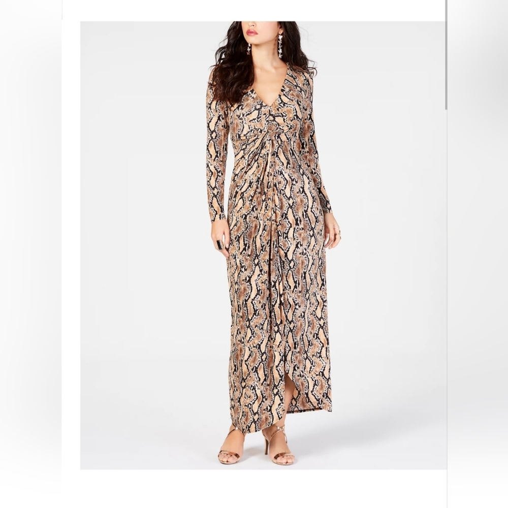 Thalia Sodi NWOT Snake Print Maxi Dress